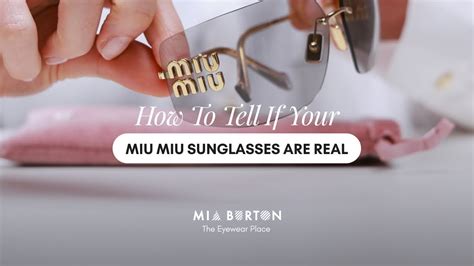 How To Tell If Your Miu Miu Sunglasses Are Real.